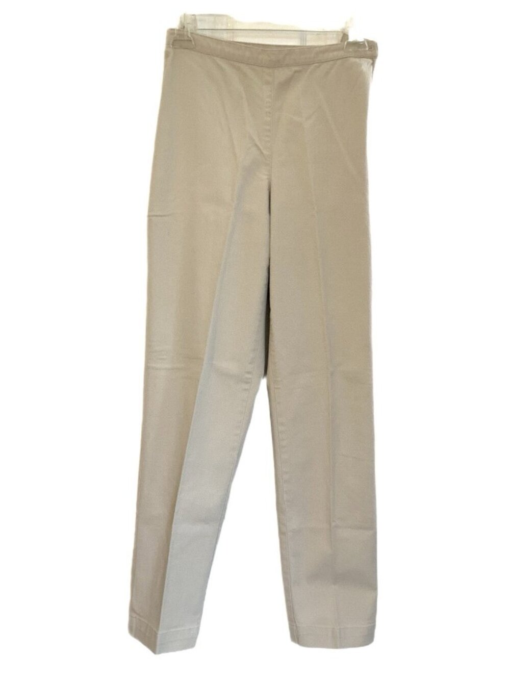 Vintage Liz Claiborne Pants Women’s Beige Tapered Legs Side Zip Khaki 4P Petite